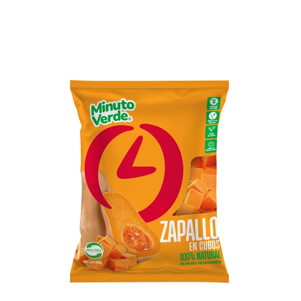 ZAPALLO EN CUBOS MINUTO VERDE